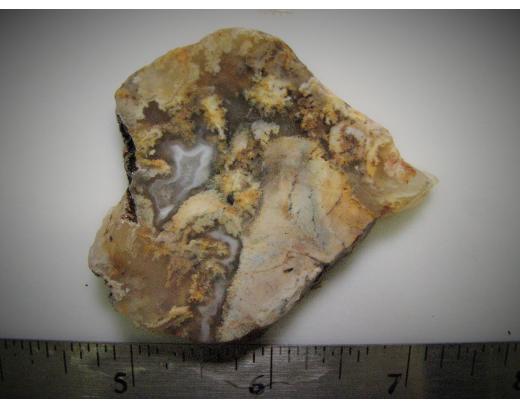 Regency Rose Agate Lapidary Slab