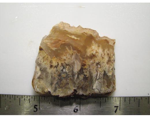 Regency Rose Plume Agate Lapidary Slab